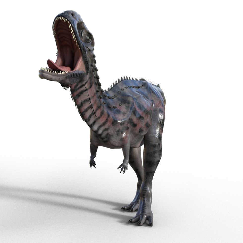 Majungsaurus dino isolated 3d png