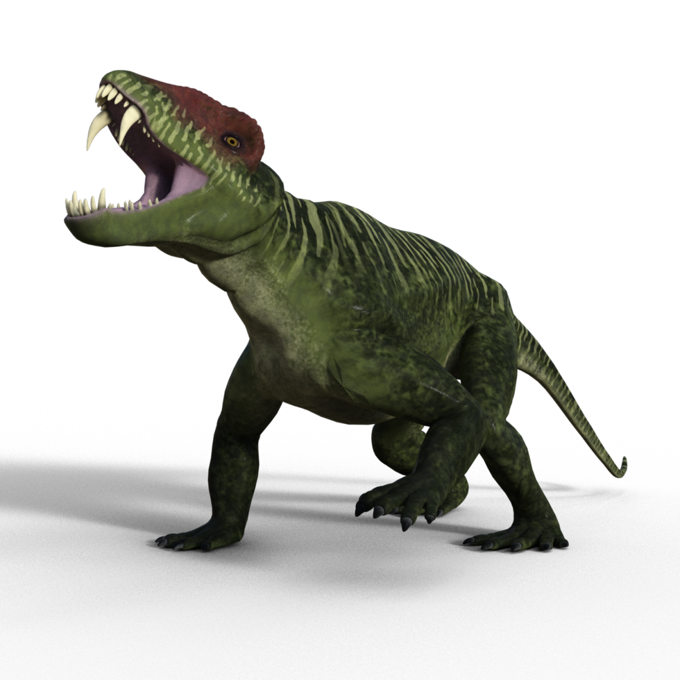 Doliosauriscus dinosaur isolated 3d png