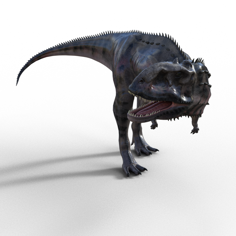 Majungsaurus dino isolated 3d png