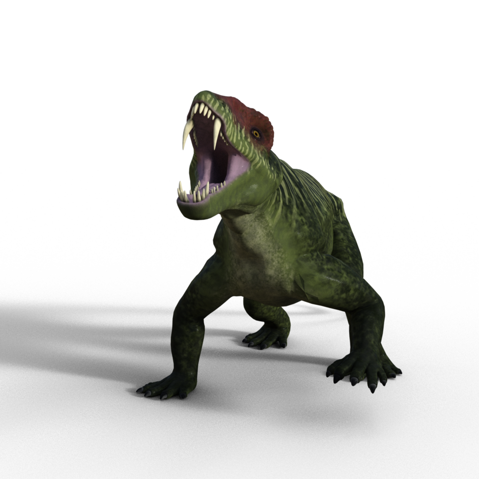 Doliosauriscus dinosaur isolated 3d png