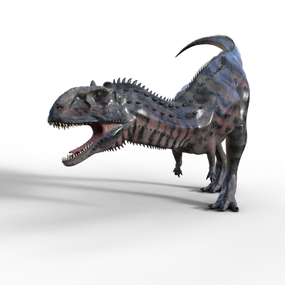 Majungsaurus dino isolated 3d png