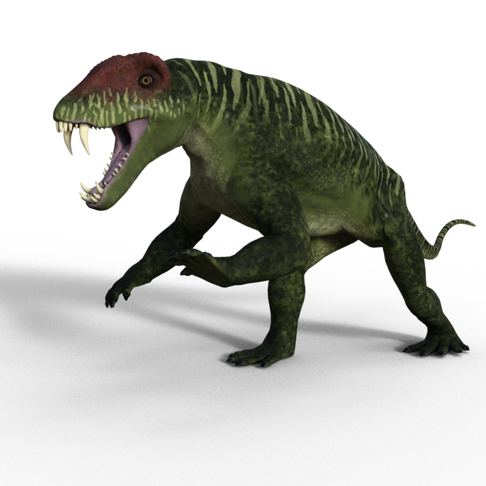 Doliosauriscus dinosaur isolated 3d png
