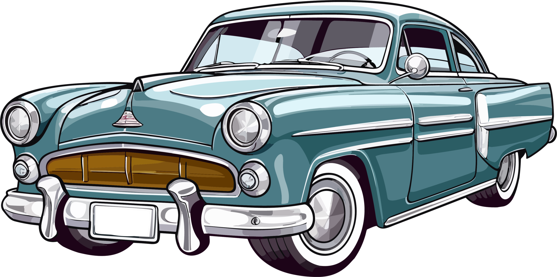 vintage-ford-thunderbolt-car-vintage-car-ai-generative-31426892-png