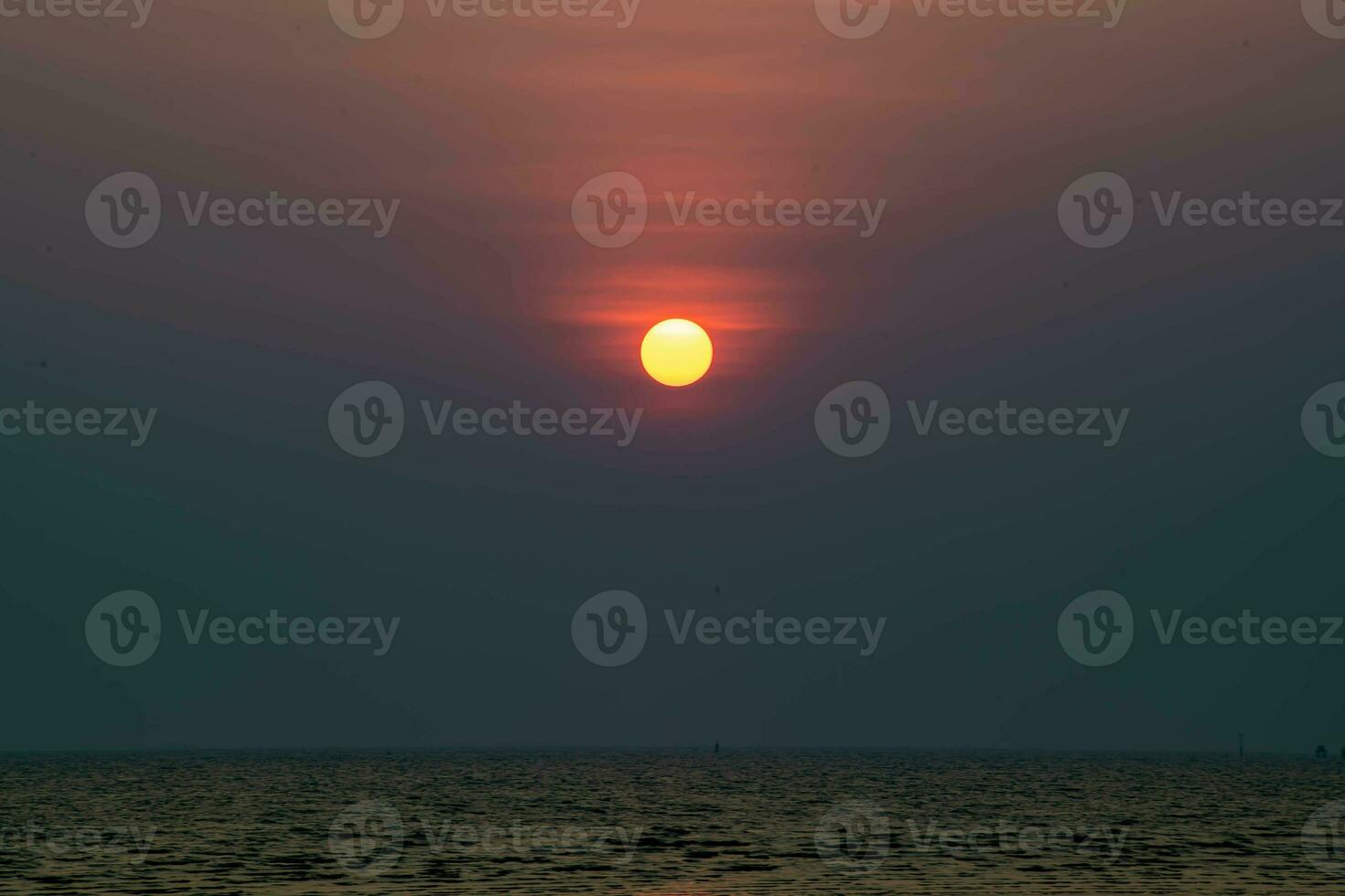 Beautiful landscape of sunset in the evening with different tone background, good for general purposes. photo