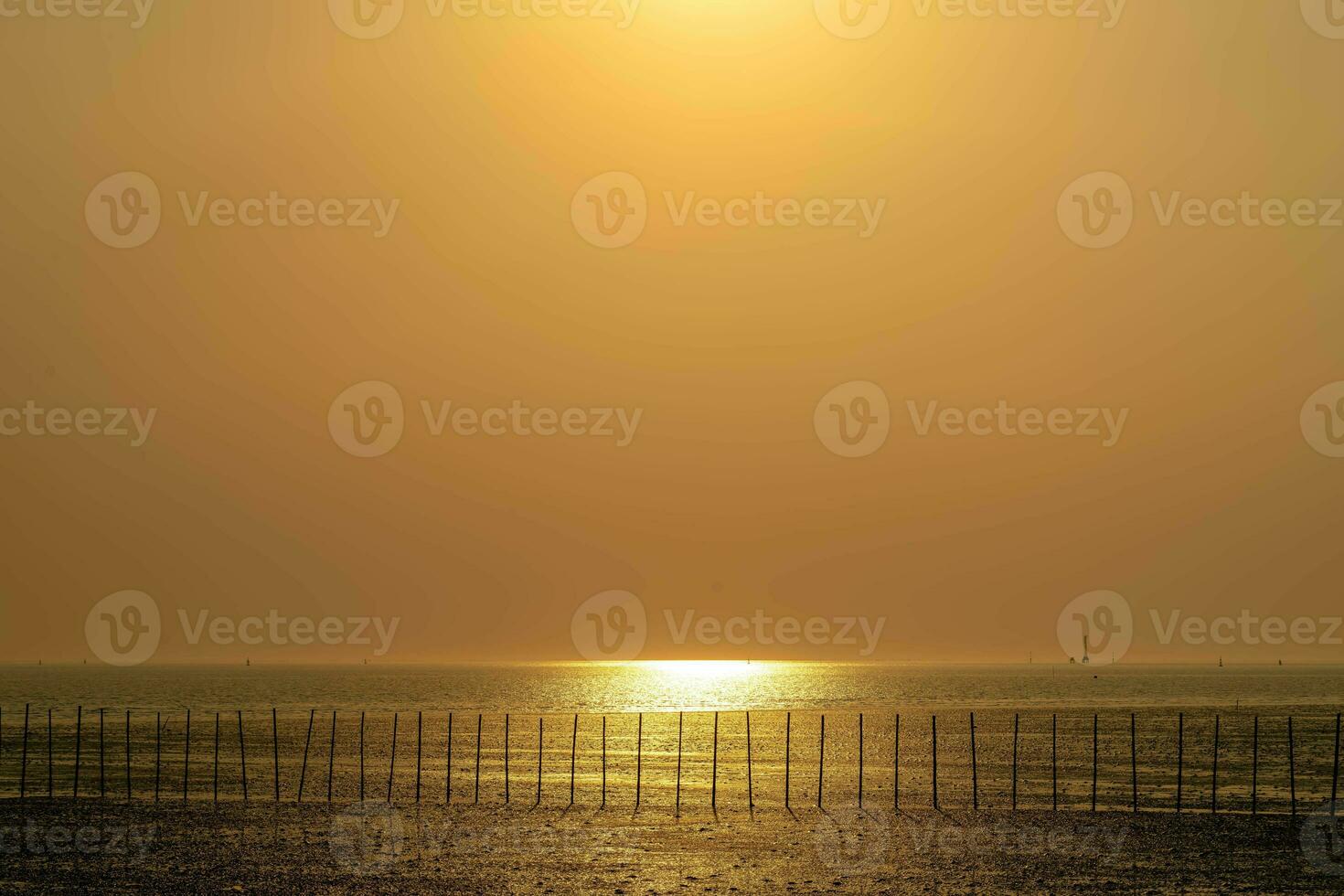 Beautiful landscape of sunset in the evening with different tone background, good for general purposes. photo