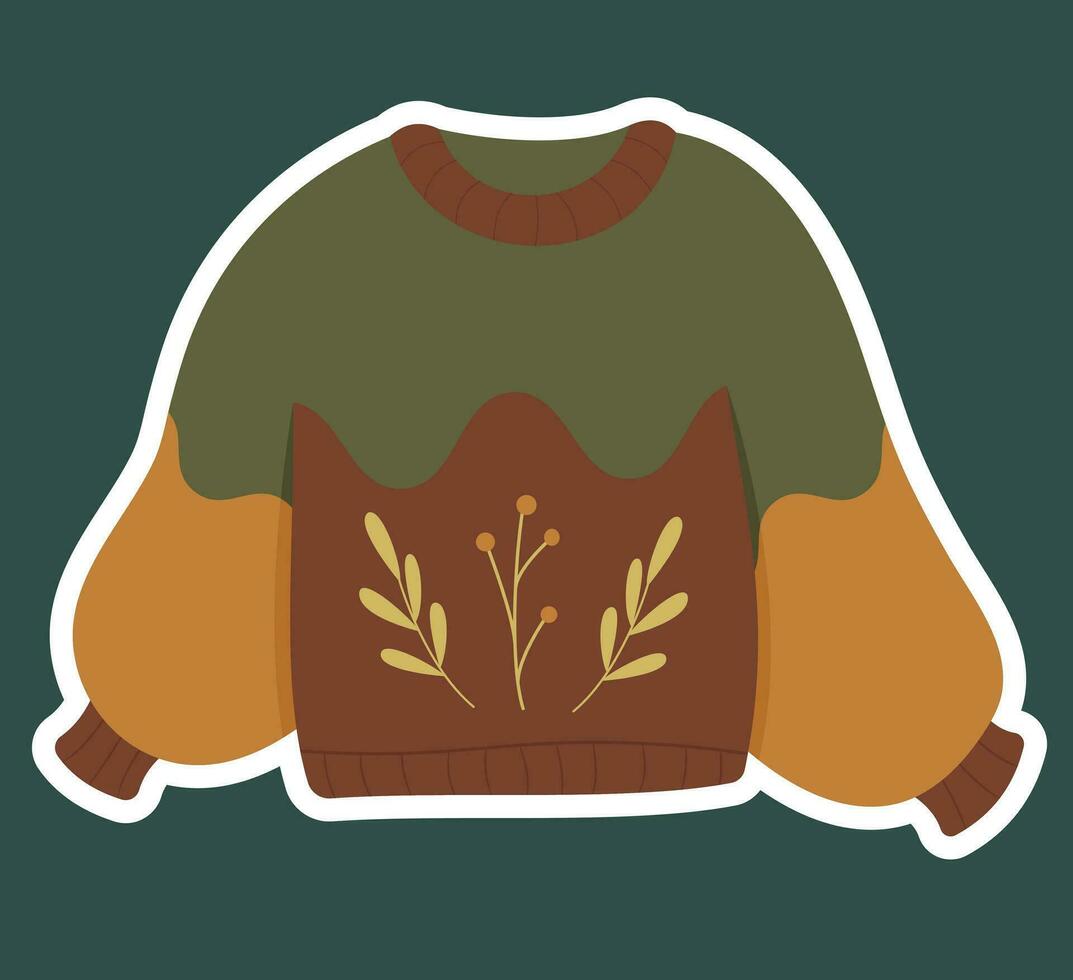Fall and Autumn Season Holiday icon Vector Arts. Objects and stuffs around October Autumn Season with orange, brown, and green natural color resembling Fall season