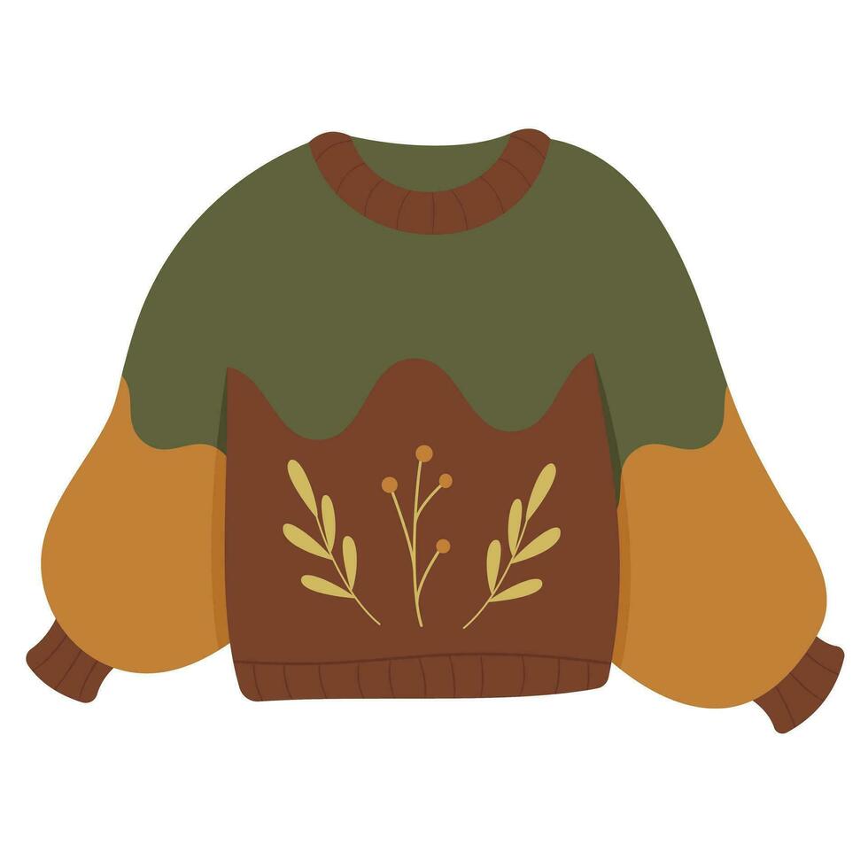 Fall and Autumn Season Holiday icon Vector Arts. Objects and stuffs around October Autumn Season with orange, brown, and green natural color resembling Fall season