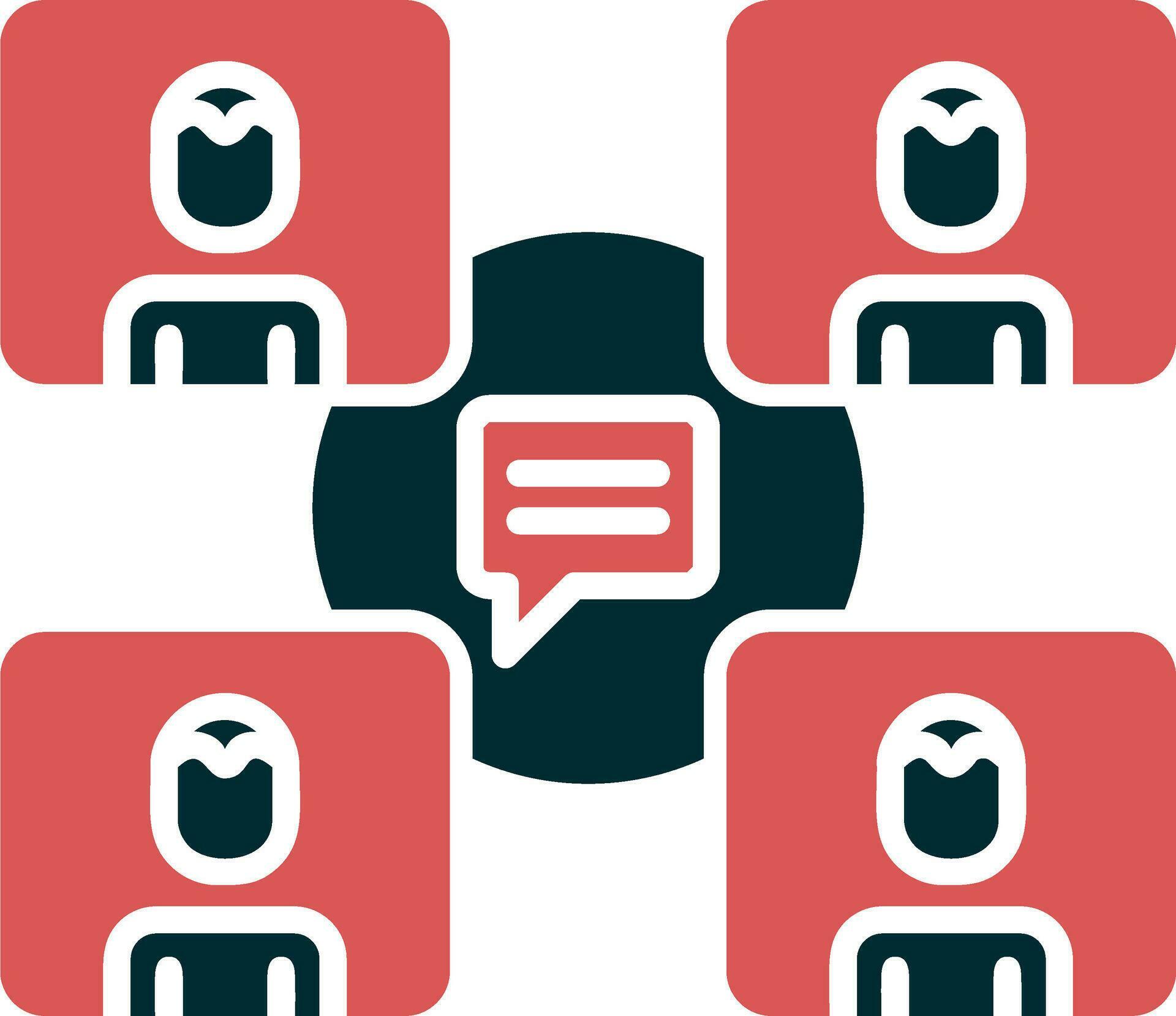 Group Chat Vector Icon 31427737 Vector Art at Vecteezy