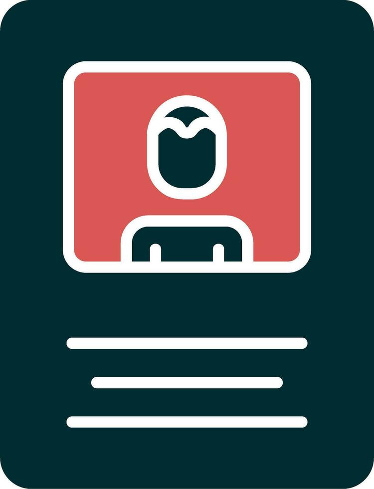 Name Tag Vector Icon
