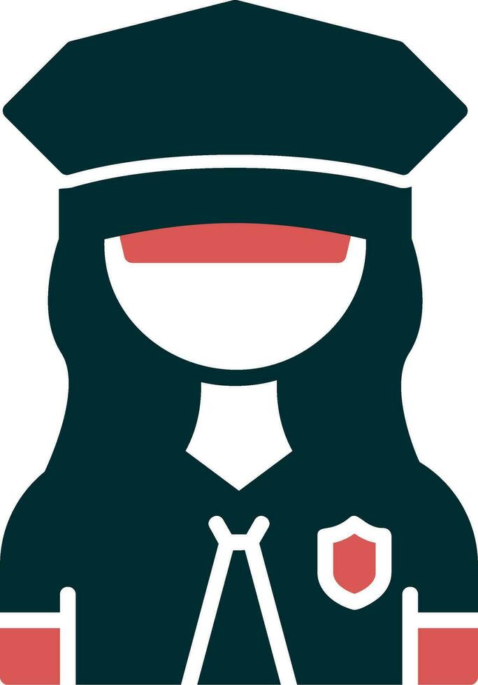 Policewoman Vector Icon