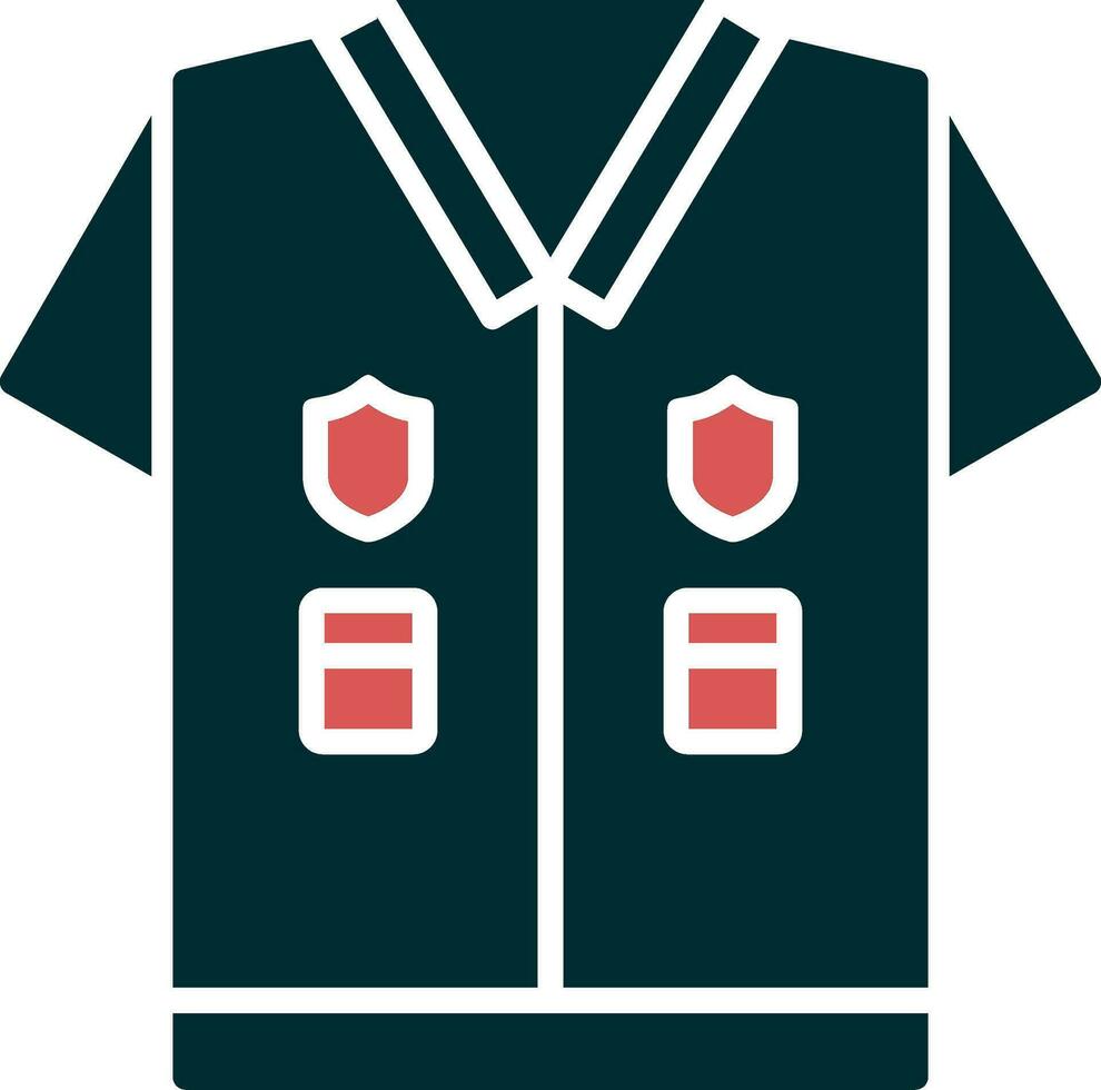 Police Uniform Vector Icon