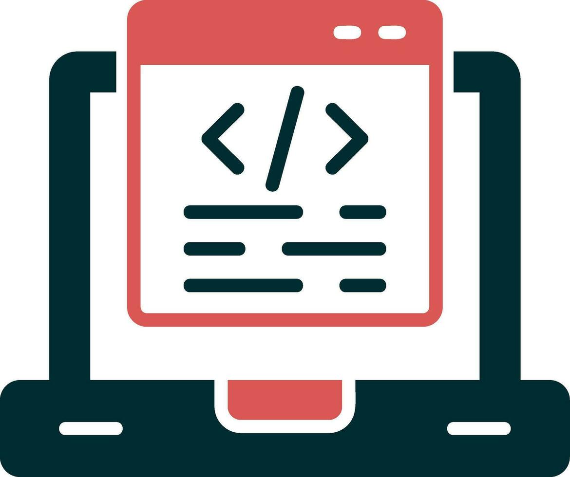 icono de vector de programación