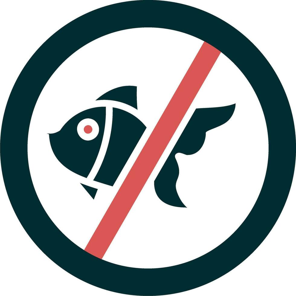 no fishing Vector Icon