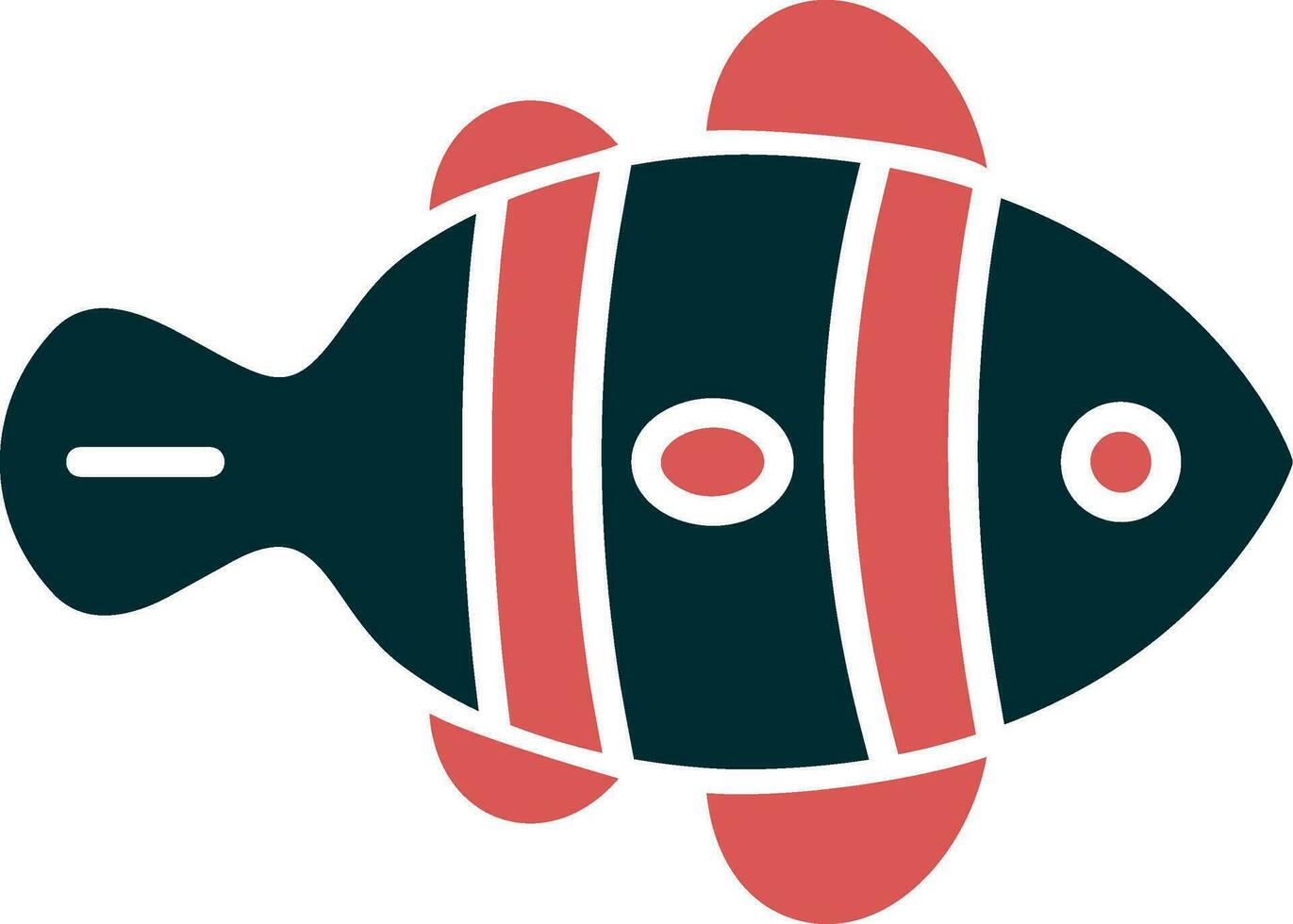 Clown Fish Vector Icon