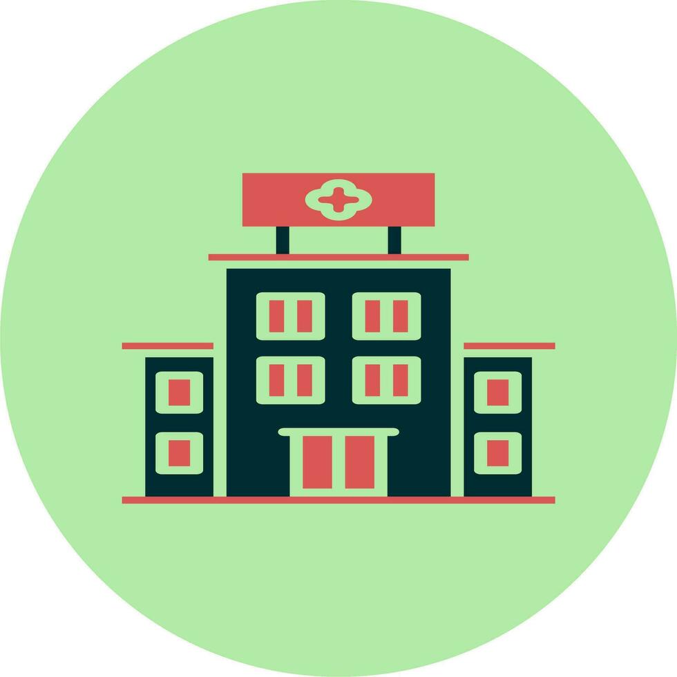 Hospital Building Vector Icon
