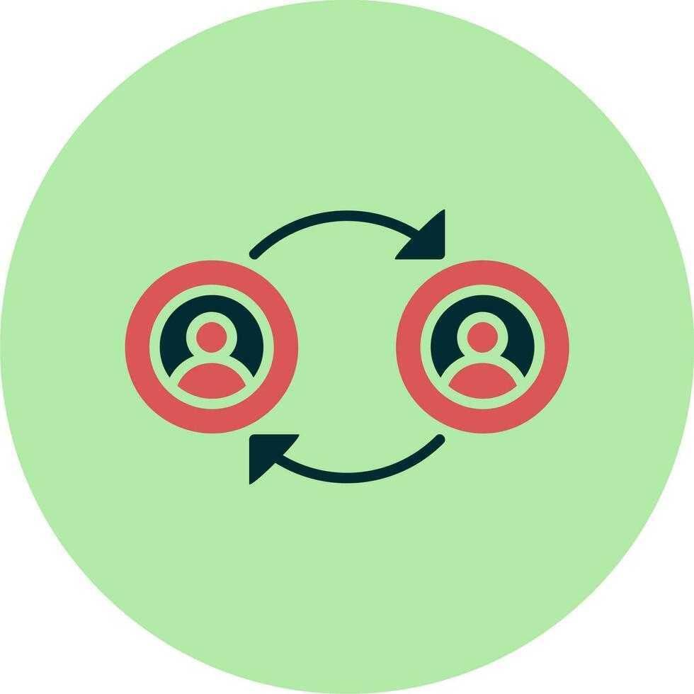 Peer To Peer Vector Icon