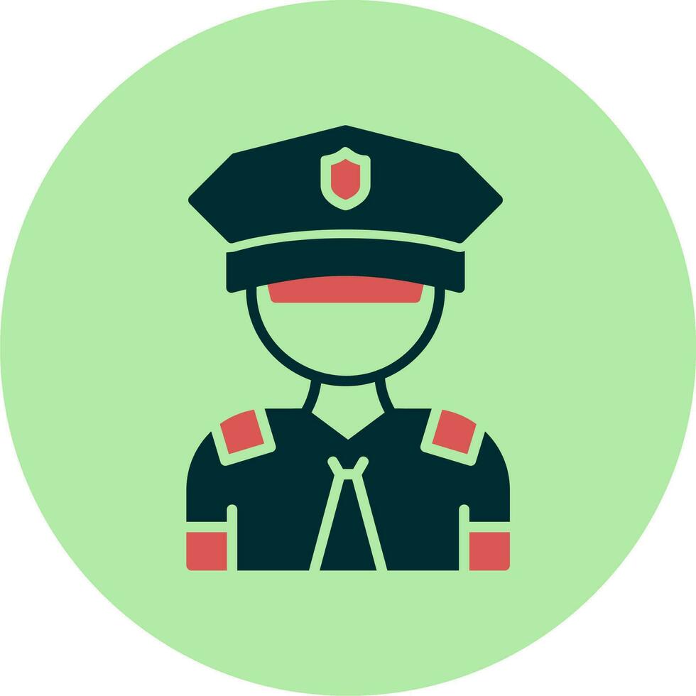 icono de vector de policía