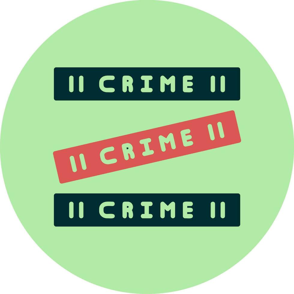 Crime Scene Vector Icon