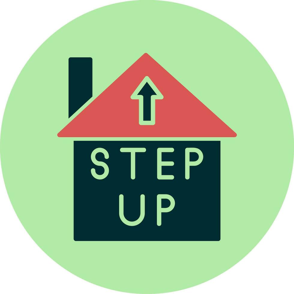 Step Up Vector Icon