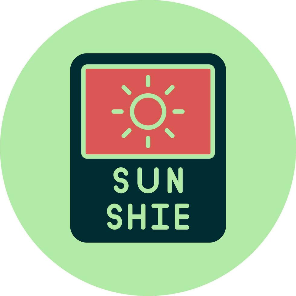 Sunshine Vector Icon