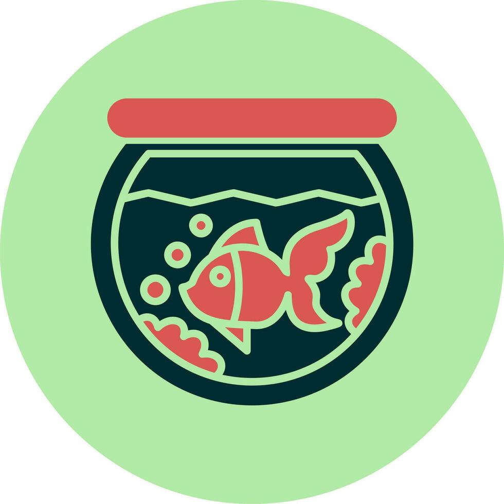 fish bowl Vector Icon