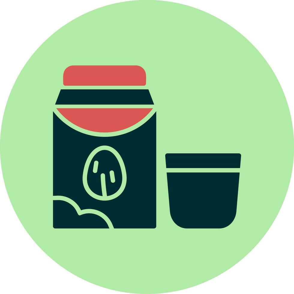 almond milk Vector Icon