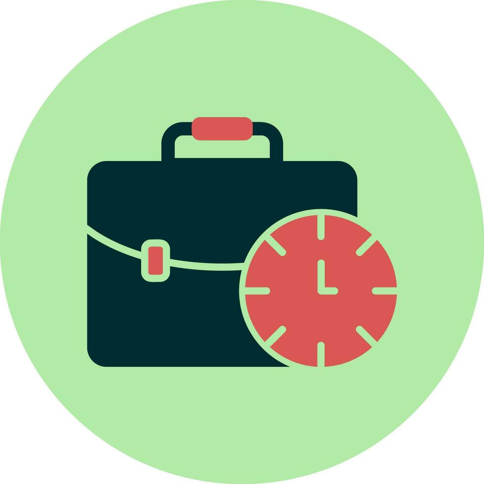 Working Time Vector Icon