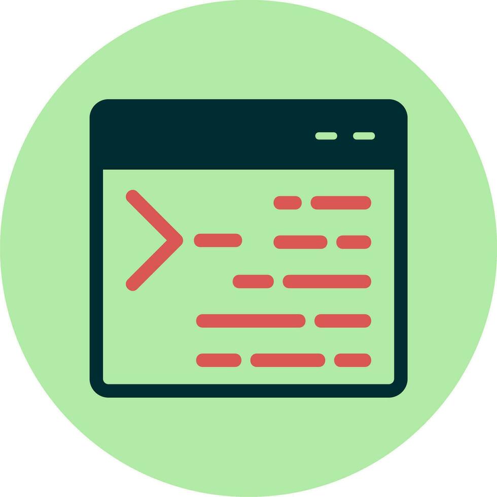 Code Terminal Vector Icon