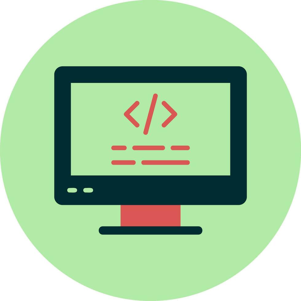 Computer Vector Icon