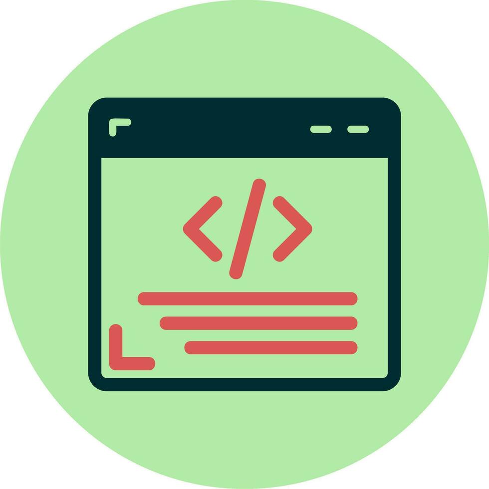 Web Programming Vector Icon