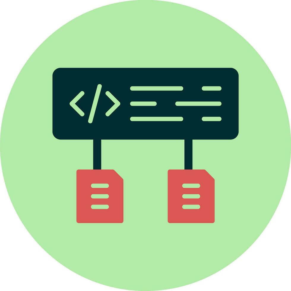 Data Flow Vector Icon