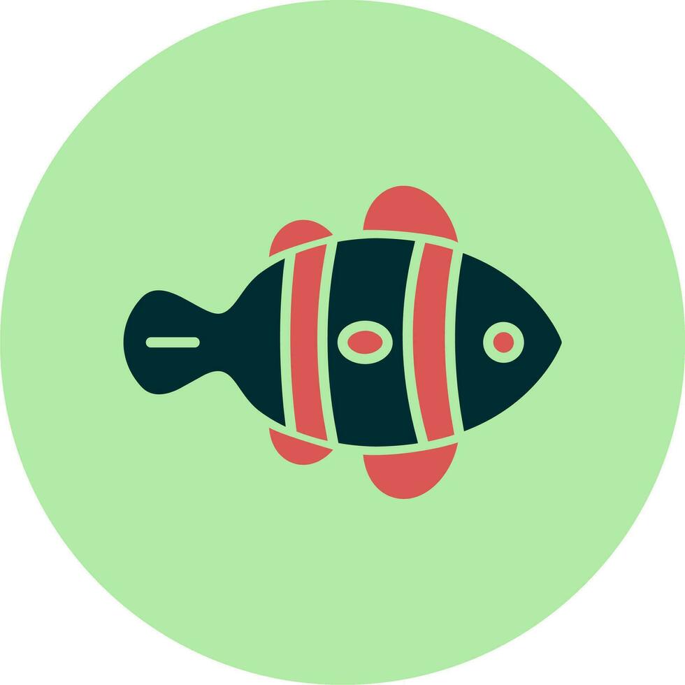 Clown Fish Vector Icon