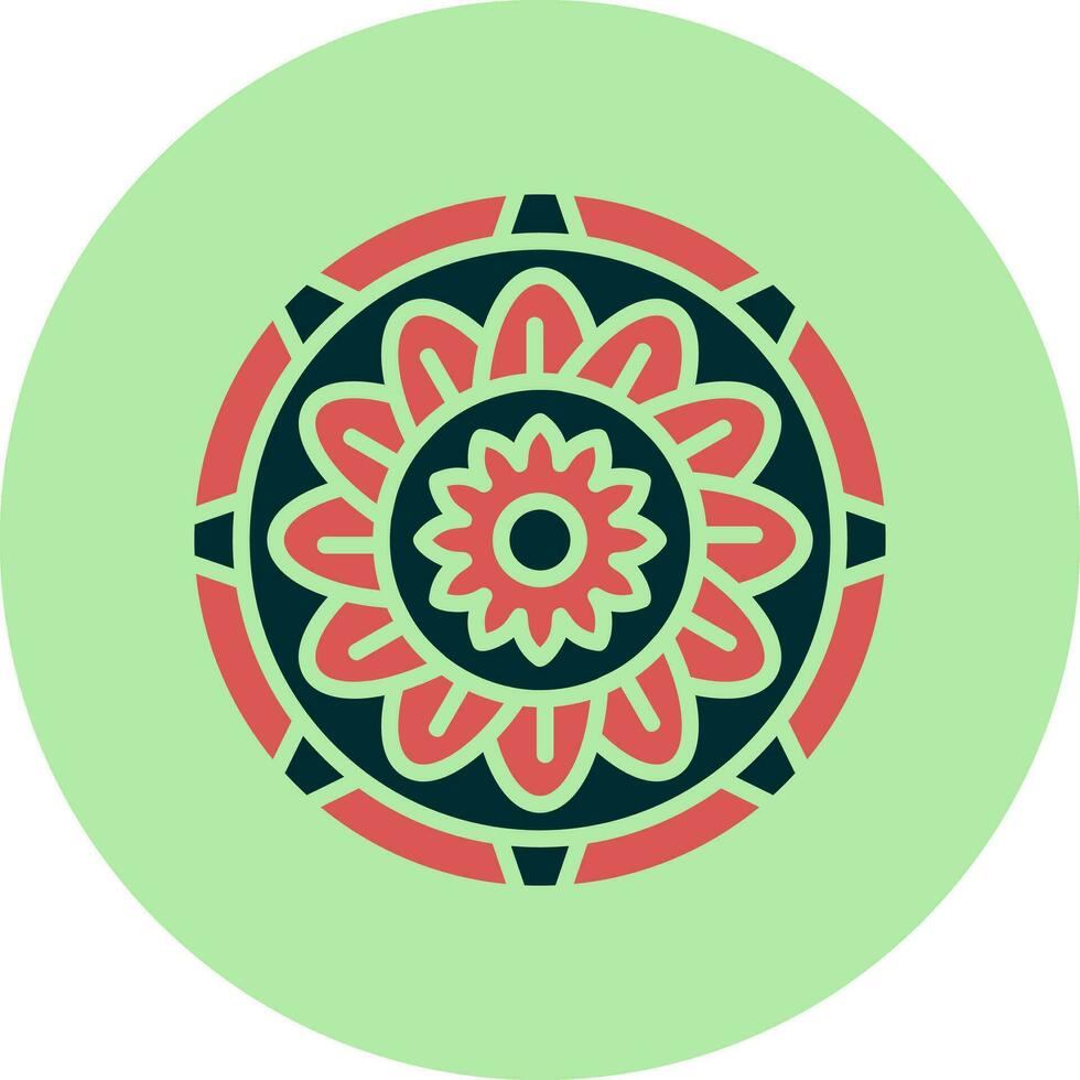 icono de vector de mandala