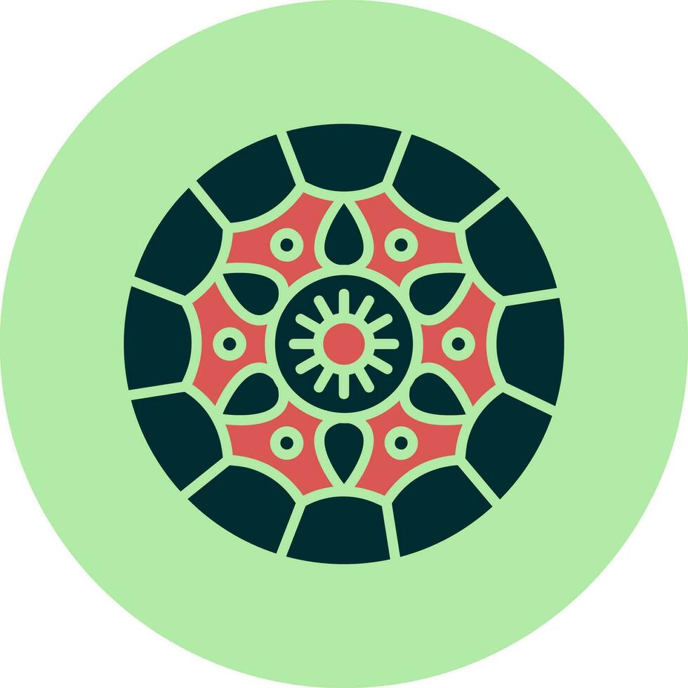 icono de vector de mandala