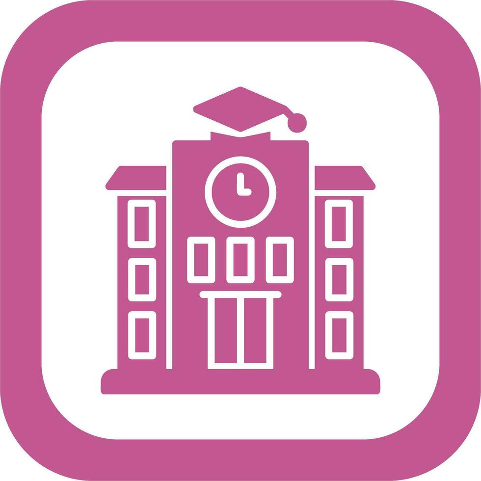 icono de vector de universidad