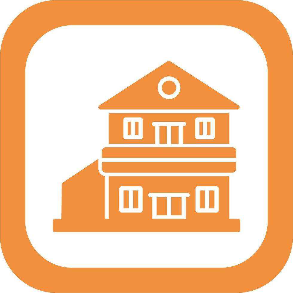 Mansion Vector Icon