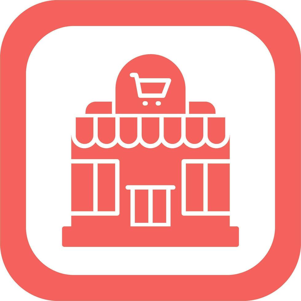 Supermarket Vector Icon