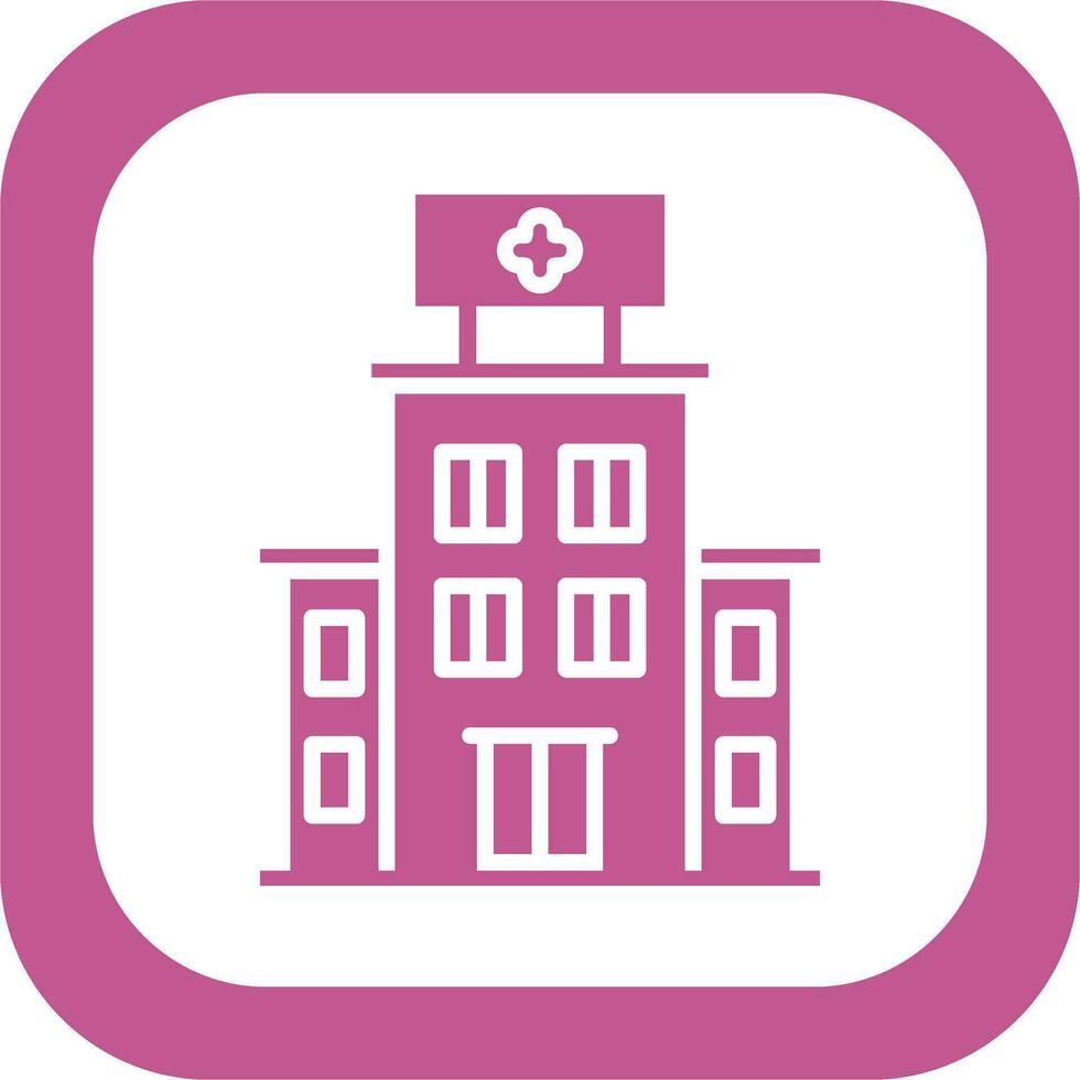 Hospital Building Vector Icon
