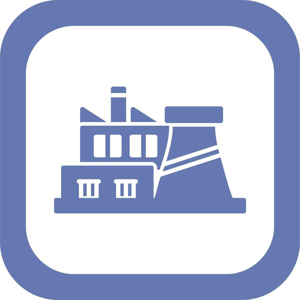 Factory Plant Vector Icon