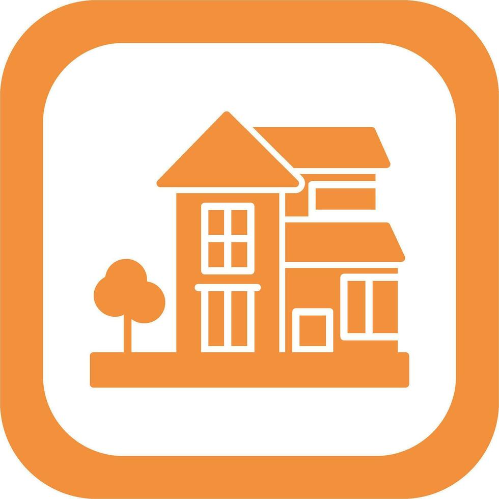 Villa Vector Icon