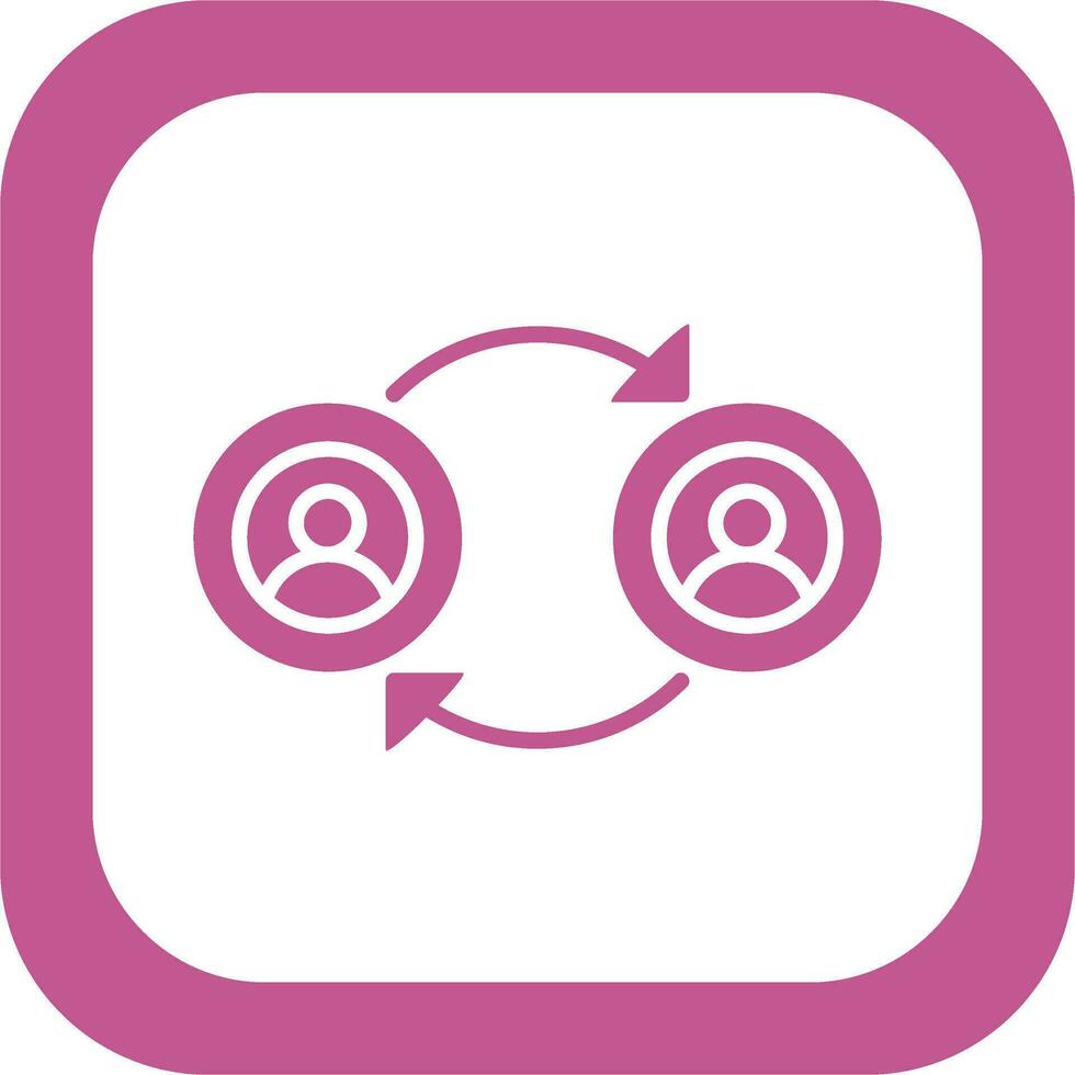 Peer To Peer Vector Icon