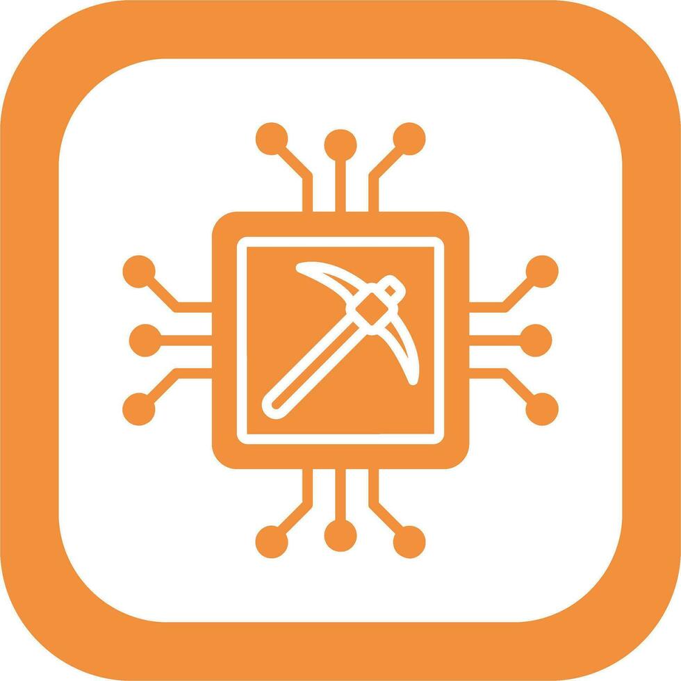 Gpu Mining Vector Icon