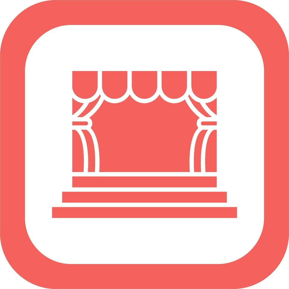 Stage Vector Icon