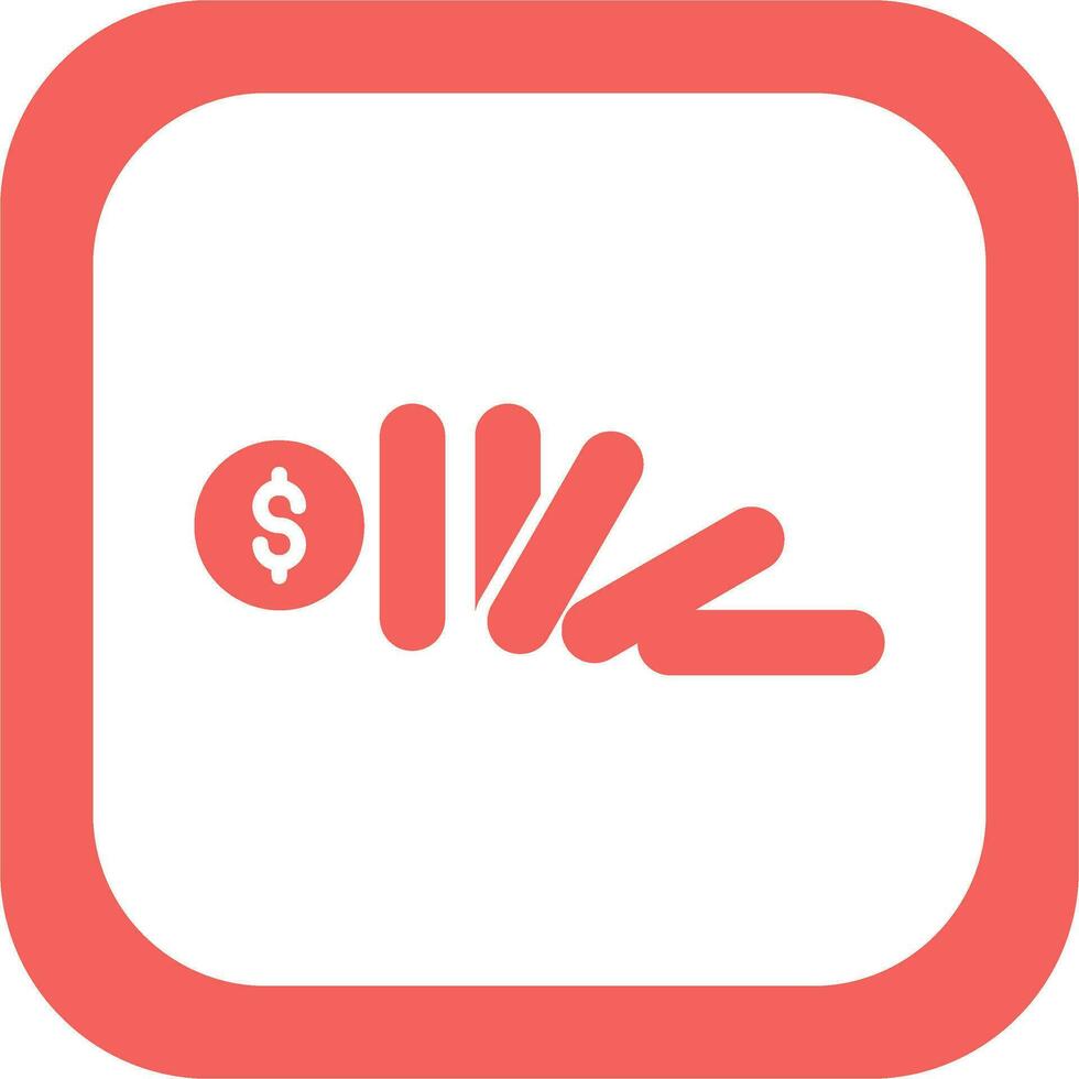 Domino Effect Vector Icon