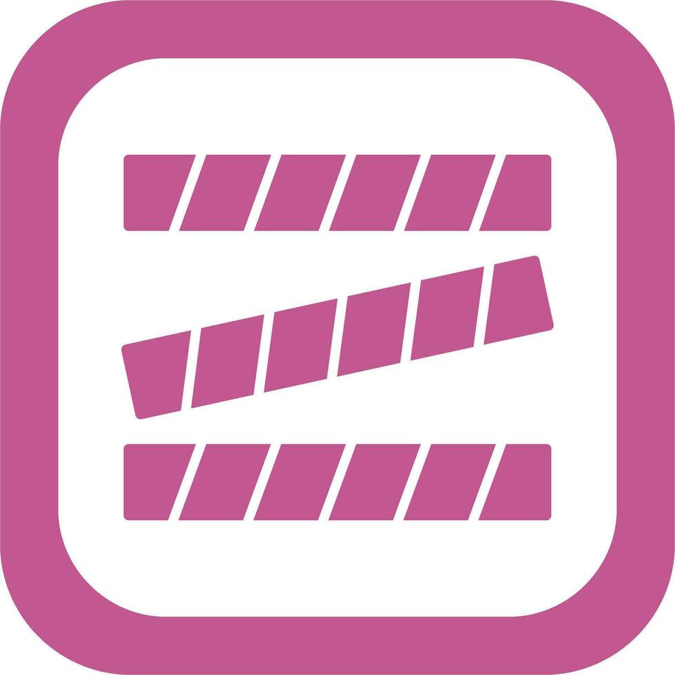 Police Line Vector Icon
