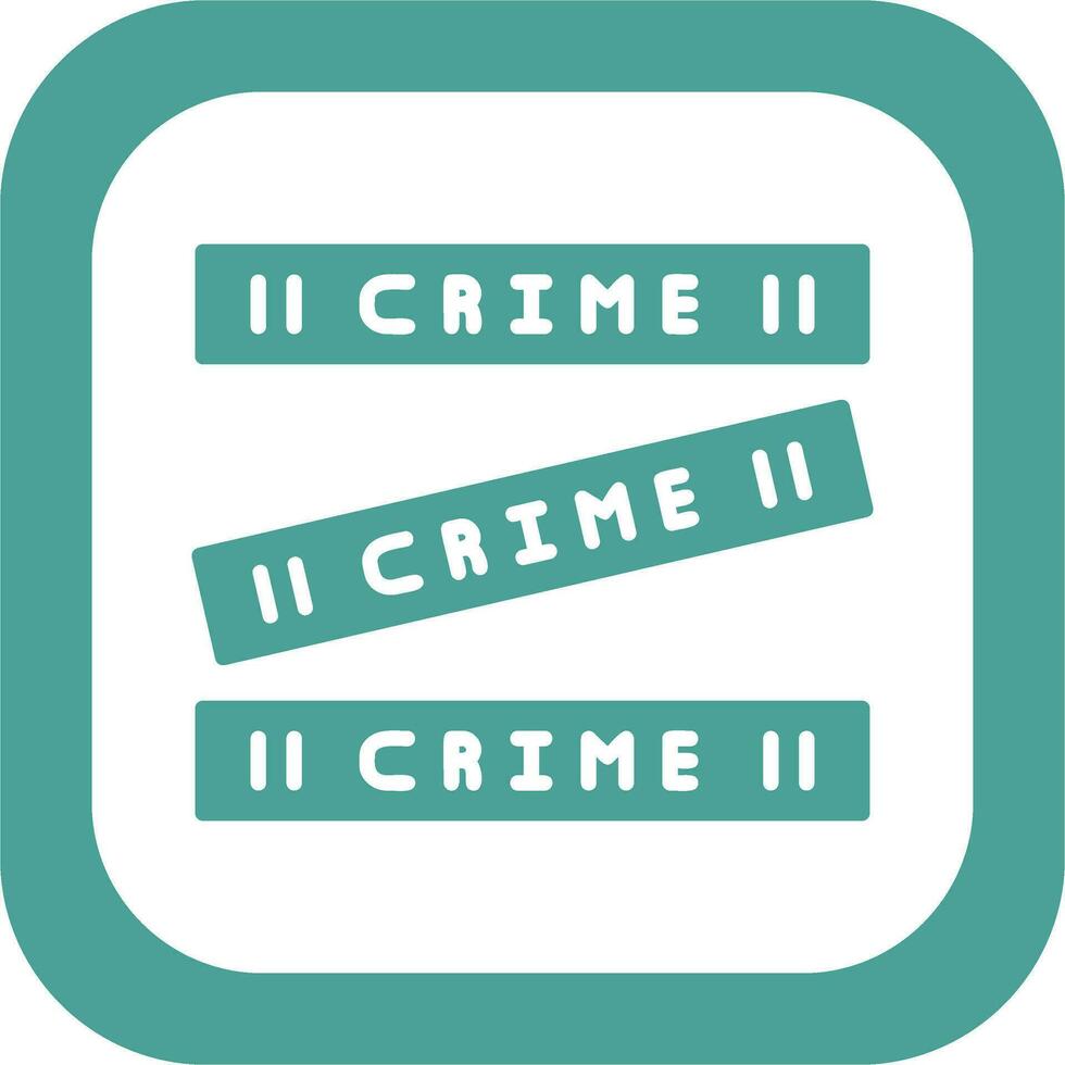 Crime Scene Vector Icon