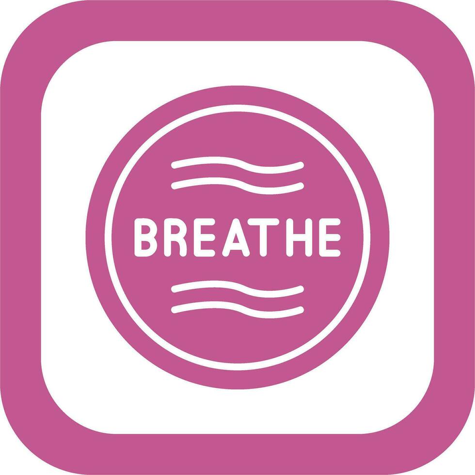 Breathe Vector Icon