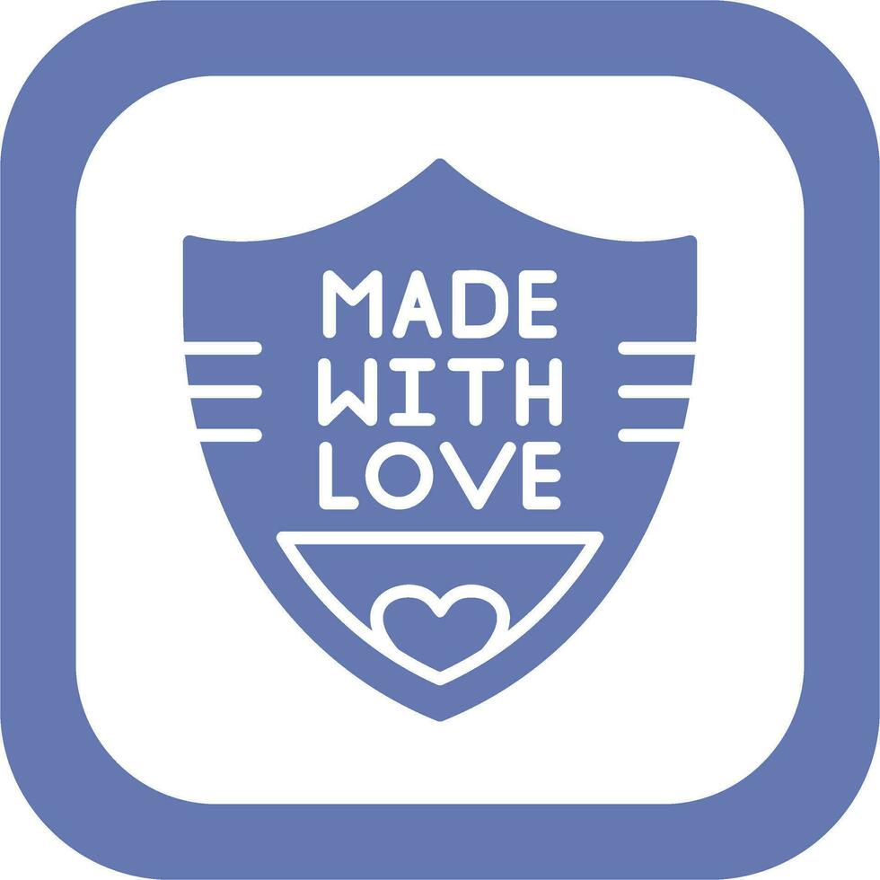 Made With Love Vector Icon