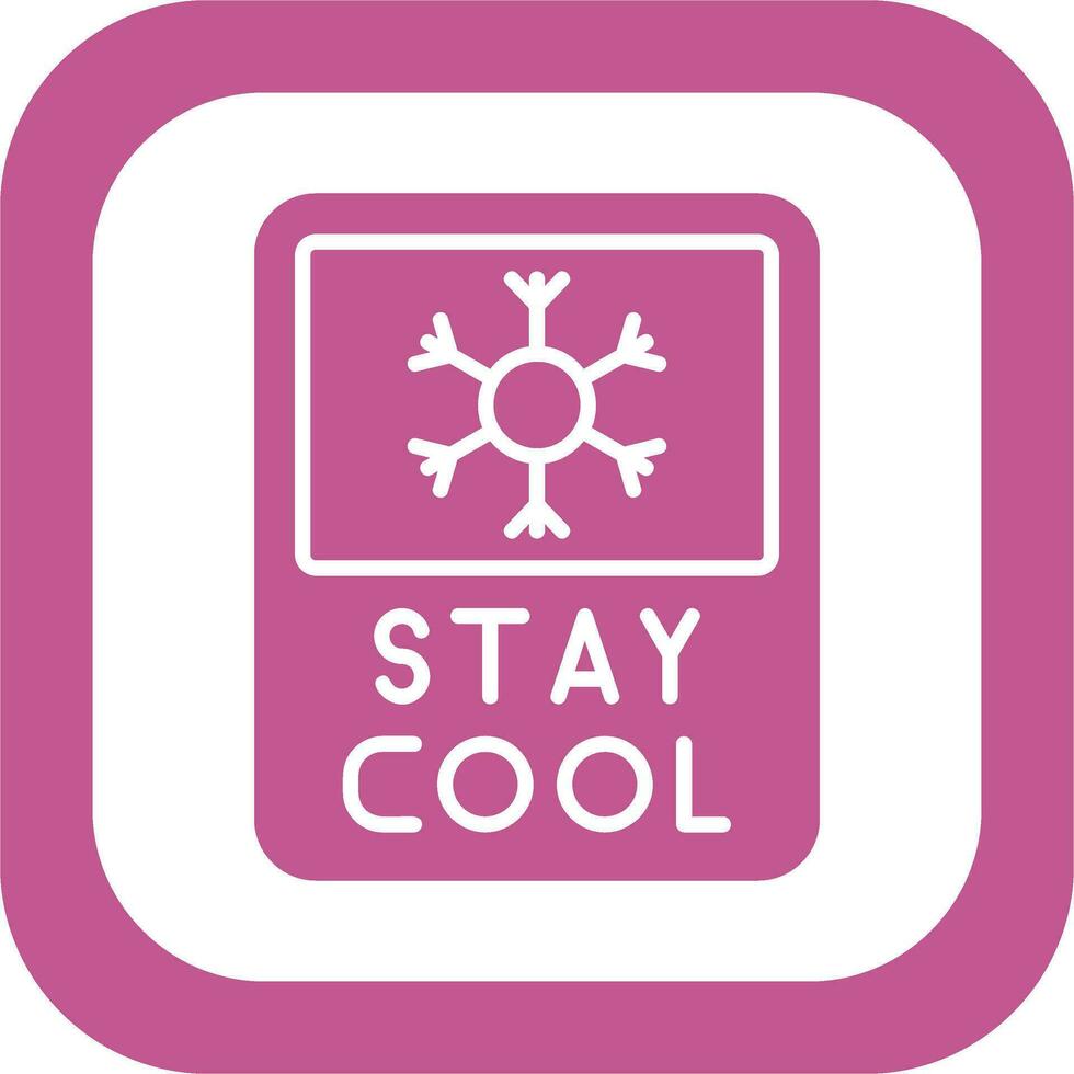 Stay Cool Vector Icon