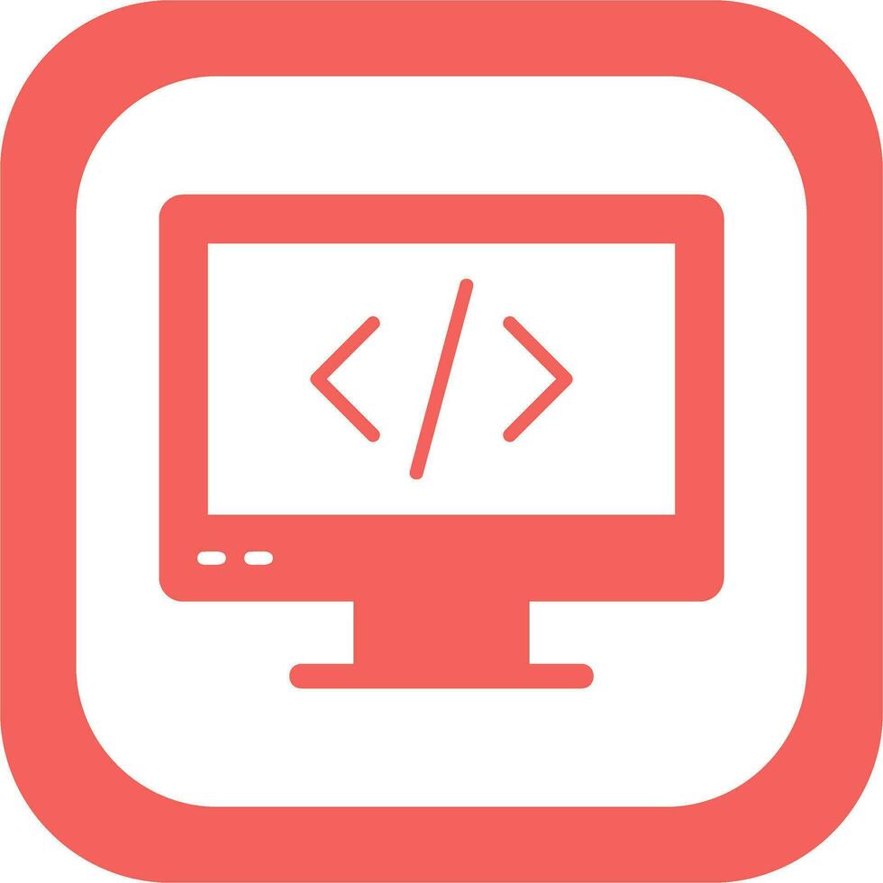 icono de vector de codificación web